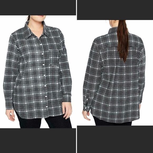 LYSSE Schiffer Button Down Shirt Top-M - Picture 1 of 10